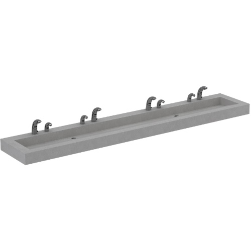 Lavabo 4 Estaciones de Superficie Solida SloanStone®