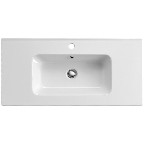 Lavabo Ceramico de Semi-Empotrar