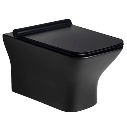 WC Suspendido Negro Mate
