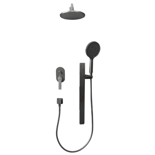 Conjunto de ducha y monomando empotrable con desviador