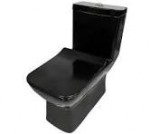 Inodoro negro mate cuadrado 