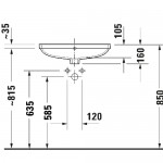 Lavabo bajo cubierta Duravit No.1