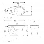WC ADA para Fluxómetro Back Spud