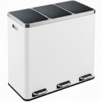 Basurero con Triple Pedal