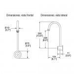 Llave electrónica a pared de sensor de corriente
