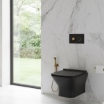 WC Suspendido Negro Mate